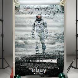 Original D/s Interstellar Movie Poster 27/40 Rare Imax Version 2014see Pics