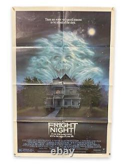 Original Fright Night Horror Movie Poster 1985 41x27 National Screen Service