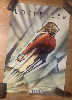 Original Movie Poster THE ROCKETEER DISNEY 1991 27 X 40 Rolled Double Sided