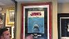 Original Movie Posters Jaws And Godfather Professionally Linen Backed And Framed