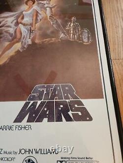 Original Star Wars 1977 One Sheet Movie Poster Style A 77/21-0