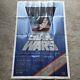 Original Star Wars is Back 1982 Movie Poster 27 x 41 Revenge of Jedi Teaser