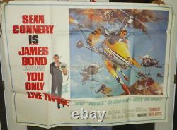 Original Vintage Movie Poster JAMES BOND YOU ONLY LIVE TWICE Connery