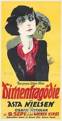 Original Vintage Poster Josef Fenneker Dirnentragodie Silent Film Vienna 1927