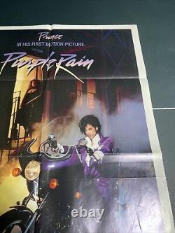 PURPLE RAIN (1984) Original Movie Poster 27x41 Preowned Folded Authentic Rare