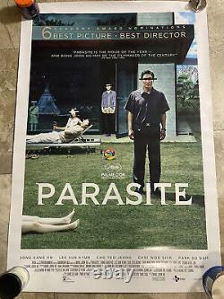 Parasite double sided movie release poster. Original