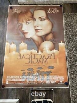 Practical Magic Huge Movie Poster 48x70 Original Print 2 Sided. Village Roadshow