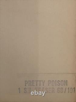 Pretty Poison Original Teaser 1968 1 sheet Movie Poster Perkins Weld