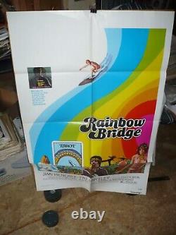 RAINBOW BRIDGE, orig 1-sh / movie poster Jimi Hendrix 1972