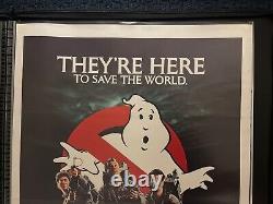 RARE Original 1984 GHOSTBUSTERS Poster, One Sheet, One Sided, Folded