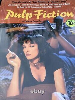 RARE! Pulp Fiction 1994 Lucky Strike Withdrawn Advance Original Movie Poster