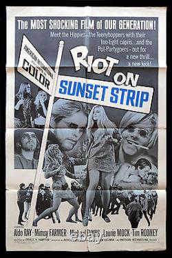 RIOT ON SUNSET STRIP CineMasterpieces CALIFORNIA MOVIE POSTER 1967 60'S