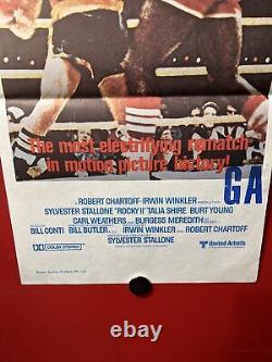 ROCKY II Slyvester Stallone Rare Movie Poster Cult Classic Original Daybill