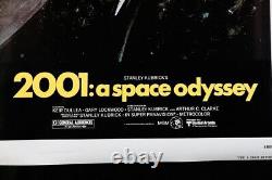 ROLLED 2001 A Space Odyssey 1980 Original Rolled Movie Poster 27 x 41
