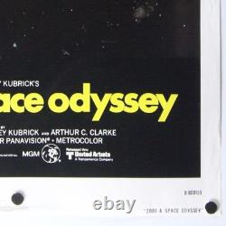 ROLLED 2001 A Space Odyssey R1980 Single Sided Movie Poster 27 x 41