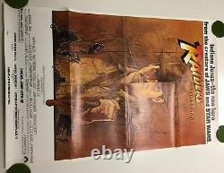 Raiders Of The Lost Ark 1981 Nyc Rare Wilding Subway Original Movie Poster