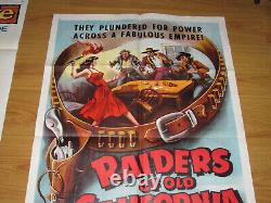 Raiders of Old California Original 1sh Movie Poster