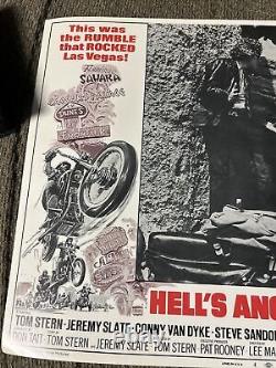 Rare HELL'S ANGELS'69 original 1969 Lobby Card movie poster 69/285 VHS And DVD