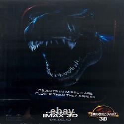 Rare Movie Poster Jurassic Park 3d Orig Lenticular