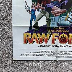 Raw Force Original Movie Poster 1981 27x41 Used In Theatre