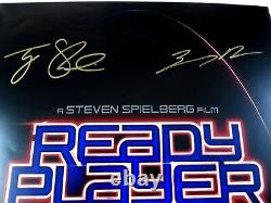 Ready Player One Cast Signed 13X20 Poster 7 Autos Spielberg Sheridan JSA XX29901