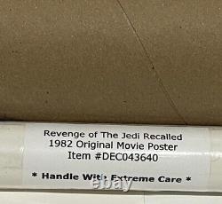 Revenge Of The Jedi? Original Movie Poster Star Wars 1983 Mint