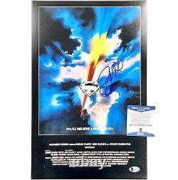 Richard Donner signed Superman movie poster 11x17 Photo BAS COA Beckett