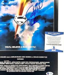 Richard Donner signed Superman movie poster 11x17 Photo BAS COA Beckett