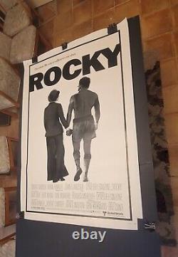 Rocky (1976) 40 x 60 Original Movie Poster Rolled & Linenbacked