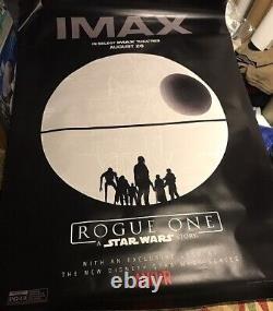 Rogue One ASWS Imax Movie Poster 2 Sided 4ftx6ft Bus Shelter Size