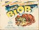 Rolled folded poster STEVE McQUEEN in THE BLOB 1958 ORIGINAL USA 22x28