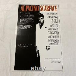 SCARFACE 1983 ORIGINAL ROLLED ONE SHEET MOVIE POSTER 27x41 UNUSED LOOK