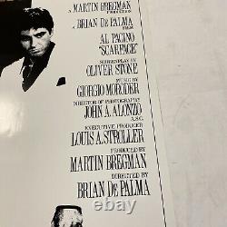 SCARFACE 1983 ORIGINAL ROLLED ONE SHEET MOVIE POSTER 27x41 UNUSED LOOK