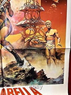 SCI-Fi Classic BARBARELLA -original 1977 movie poster, stunning & very bright