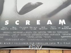 SCREAM Original Horror Single Sided 27x40 Rolled Movie Poster Authentic 1996