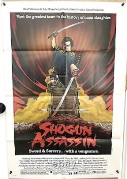 SHOGUN ASSASSIN One Sheet 27x41 Movie Poster 100% ORIGINAL