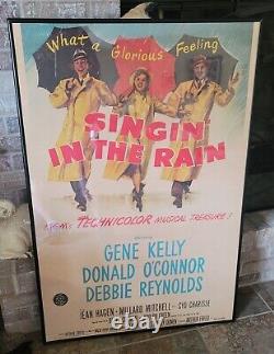 SINGIN' IN THE RAIN MOVIE POSTER Original 27x40