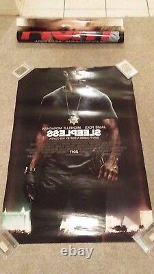 SLEEPLESS SIGNED CAST 17 MOVIE POSTER AUTO 27x40 DS JAMIE FOXX+MICHELLE MONAGHAN
