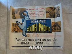 SOUTH PACIFIC movie poster original R64 half sheet MITZI GAYNOR