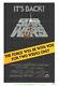 STAR WARS MOVIE POSTER Original 27x41 Folded R1981 Very Fine Condition One Sheet