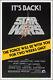 STAR WARS MOVIE POSTER Original 27x41 RARE Rolled R1981 MINT Condition