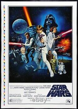 STAR WARS ORIGINAL 1977 CineMasterpieces STYLE C MOVIE POSTER