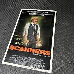 Scanners Original Movie Poster 1980 27x41 Used In Theatre