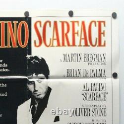 Scarface 1983 Single Sided Original Movie Poster 27 x 41