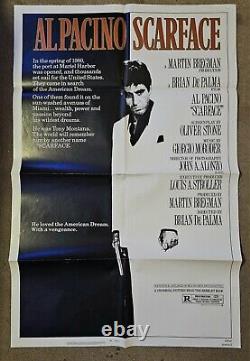 Scarface Mint Original 830167 Unused Movie Poster 1983