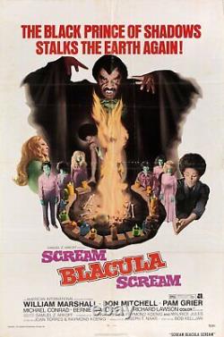 Scream Blacula Scream 1973 U. S. One Sheet Poster