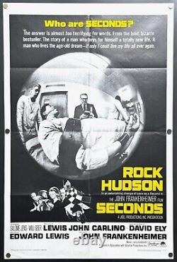 Seconds (1966) Original One Sheet Movie Poster Fine Rock Hudson