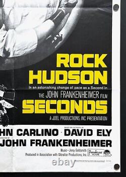 Seconds (1966) Original One Sheet Movie Poster Fine Rock Hudson