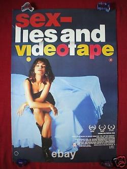 Sex, Lies And Videotape 1989 Original Movie Poster U. K. Sxy Laura San Giacomo