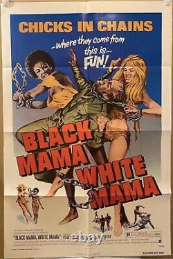 Sexploitation Movie Poster 1972 Black Mama White Mama / Chicks In Chains